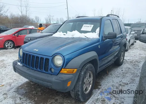 2006 Jeep Liberty Sport from USA, damaged, VIN 1J4GL48K96W274073
